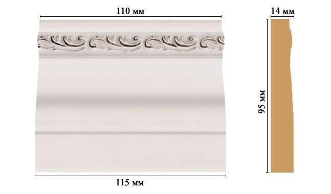 Основание DECOMASTER D204-60 (115*95*14мм)