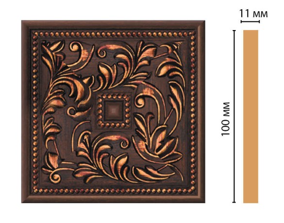 Вставка цветная DECOMASTER 156-2-966 (100*100*11мм)