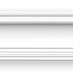 Плинтус потолочный гладкий DECOMASTER DP-217A (150х110х2400)